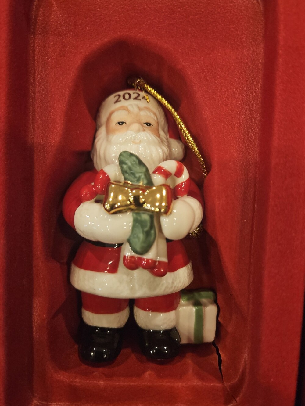 2024 Lenox Santa Holiday Ornament